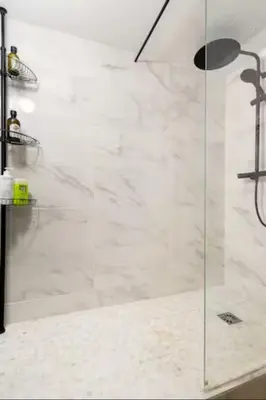 Salle de bains dans l'établissement Paris 9e Loft