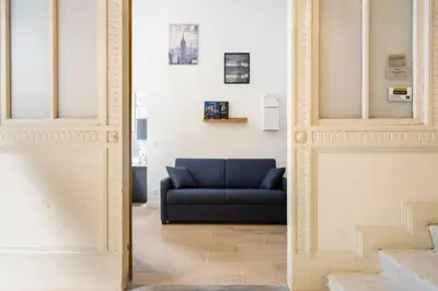 Coin salon dans l'établissement Paris 9e Loft