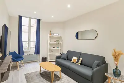 Coin salon dans l'établissement Spacious Studio Sacré Coeur Montmartre