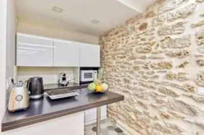 Cuisine ou kitchenette dans l'établissement Superb apartment Arc de Triomphe Trocadero