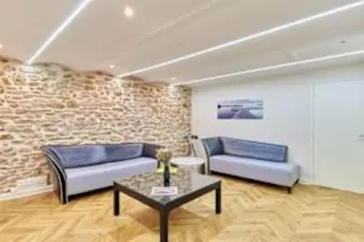 Coin salon dans l'établissement Superb apartment Arc de Triomphe Trocadero