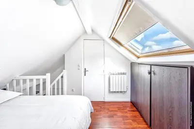 Un ou plusieurs lits dans un hébergement de l'établissement Gaité - Comfort & Convenience Montparnasse 1bdr by B'Your Home
