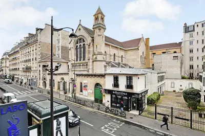 Plan de l'établissement Renovated Studio with Terrace, Rue de la Pompe 16e - Mobility Lease