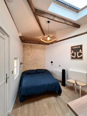 Un ou plusieurs lits dans un hébergement de l'établissement SO LINK studio - Paris 75004 Marais District