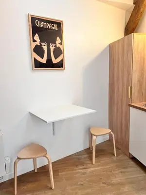Cuisine ou kitchenette dans l'établissement SO LINK studio - Paris 75004 Marais District