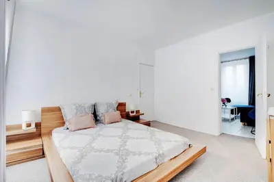 Un ou plusieurs lits dans un hébergement de l'établissement Bastille - Marais Apartment