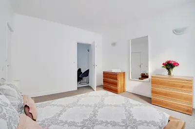 Un ou plusieurs lits dans un hébergement de l'établissement Bastille - Marais Apartment