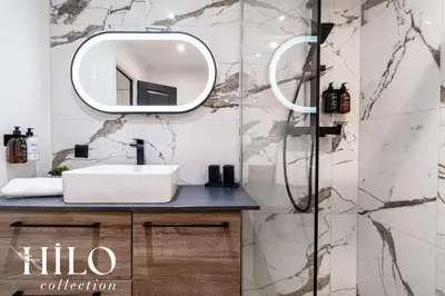 Salle de bains dans l'établissement Suite Paris Stendhal by HILO Collection - 6people - 70m2