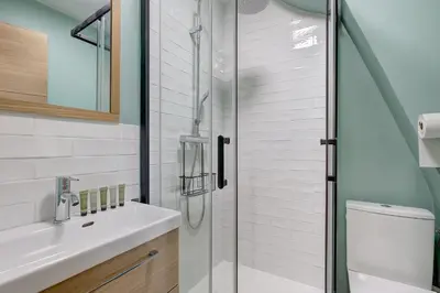 Salle de bains dans l'établissement Le Reve Parisien a Montorgueil