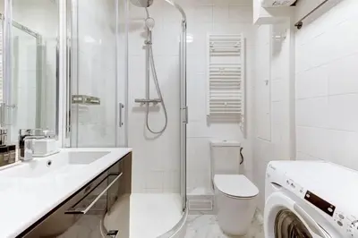 Salle de bains dans l'établissement BM-2Person cosy avec terrasse