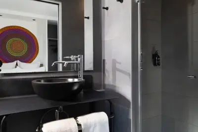 Salle de bains dans l'établissement Korner Saint Marcel