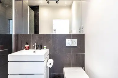 Salle de bains dans l'établissement Studio Bastille