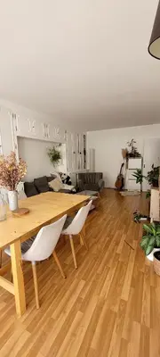 Cuisine ou kitchenette dans l'établissement 2-room apartment with balcony Montparnasse
