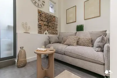 Coin salon dans l'établissement MBA - Splendide Appartement - Proche Nation