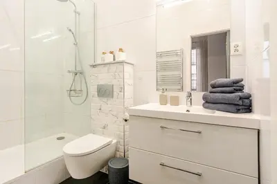 Salle de bains dans l'établissement Montorgueil Suite