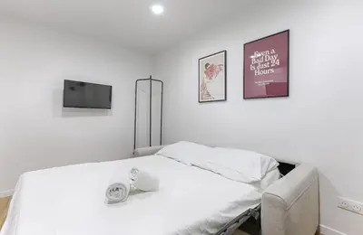 Un ou plusieurs lits dans un hébergement de l'établissement CIA - Lovely Studio East Paris