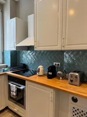 Cuisine ou kitchenette dans l'établissement Luxurious 2 bedroom apartment, located in Avenue George V