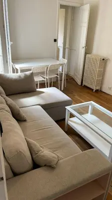 Coin salon dans l'établissement Appartement proche Roland Garros