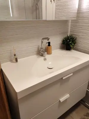 Salle de bains dans l'établissement Élégance, parking gratuit & à 3 min à pied du Metro