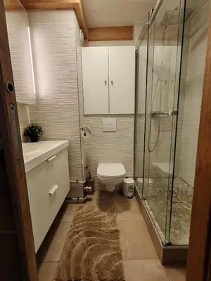 Salle de bains dans l'établissement Élégance, parking gratuit & à 3 min à pied du Metro