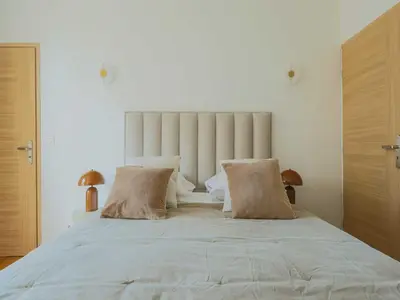 Un ou plusieurs lits dans un hébergement de l'établissement Charming flat -1BR-4P- Paris 17e