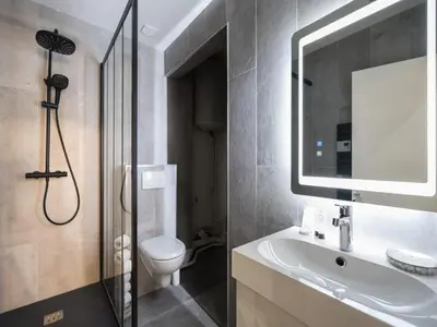 Salle de bains dans l'établissement Charming apartment 2BR 6P - Place d'Italie