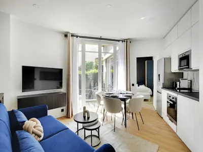 Cuisine ou kitchenette dans l'établissement Magnificent 2BD 6P apartment - Eiffel Tower
