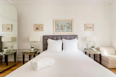 Un ou plusieurs lits dans un hébergement de l'établissement Chic Parisian Stay Trocadéro & Eiffel Tower