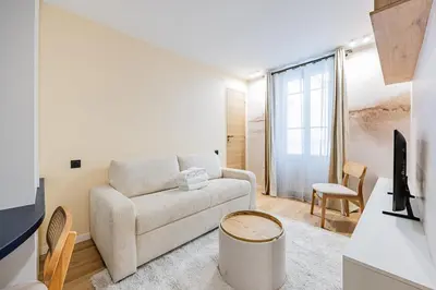 Coin salon dans l'établissement CozyStudioParis-Montmartre-Opera