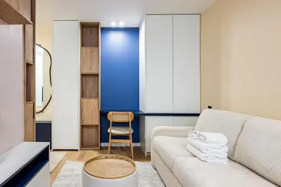 Coin salon dans l'établissement CozyStudioParis-Montmartre-Opera