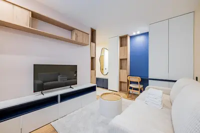 Télévision ou salle de divertissement dans l'établissement CozyStudioParis-Montmartre-Opera