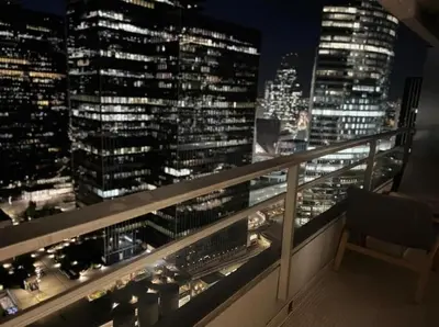 Vue générale sur Puteaux ou vue de la ville depuis l'appartement