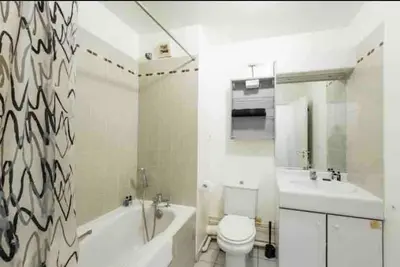 Salle de bains dans l'établissement Petit paradis