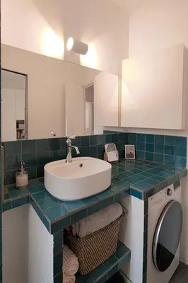 Salle de bains dans l'établissement Cosy apartment in the 11th arrondissement