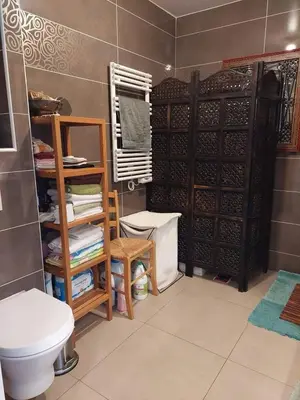 Salle de bains dans l'établissement Cozy and Modern Studio in Greater Paris
