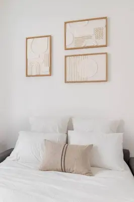 Un ou plusieurs lits dans un hébergement de l'établissement Cozy studio in Montmartre