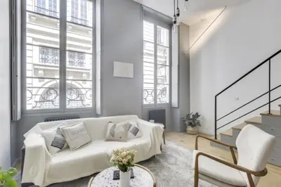 Coin salon dans l'établissement Reve du Marais