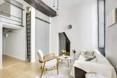 Coin salon dans l'établissement Reve du Marais