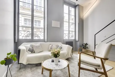 Coin salon dans l'établissement Reve du Marais