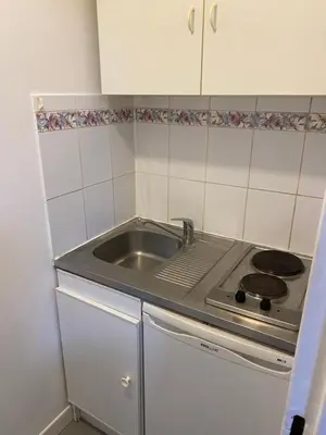 Cuisine ou kitchenette dans l'établissement Studio cosy en plein cœur de Paris