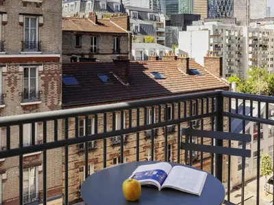Balcon ou terrasse dans l'établissement Aparthotel Adagio Access La Défense Puteaux