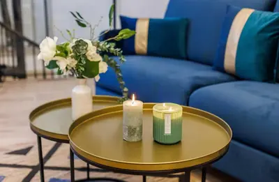 Coin salon dans l'établissement Beautiful duplex - 2BR 6P - Near Montmartre