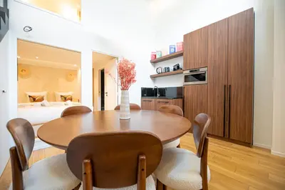 Cuisine ou kitchenette dans l'établissement CIA - Duplex in Paris' Center