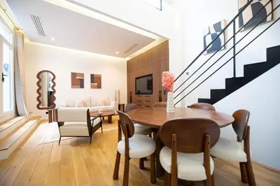 Coin salon dans l'établissement CIA - Duplex in Paris' Center