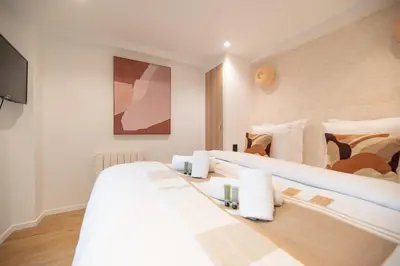 Un ou plusieurs lits dans un hébergement de l'établissement CIA - Duplex in Paris' Center