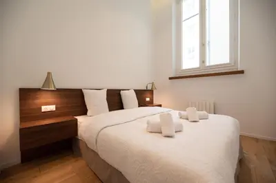 Un ou plusieurs lits dans un hébergement de l'établissement CIA - Duplex in Heart of Paris
