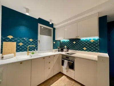 Cuisine ou kitchenette dans l'établissement Apt 4 Guests Moderne Place Breteuil