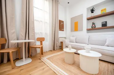 Coin salon dans l'établissement CIA - Elegant Flat Sentier, Grands Boulevards