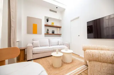 Un ou plusieurs lits dans un hébergement de l'établissement CIA - Elegant Flat Sentier, Grands Boulevards