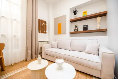 Coin salon dans l'établissement CIA - Elegant Flat Sentier, Grands Boulevards